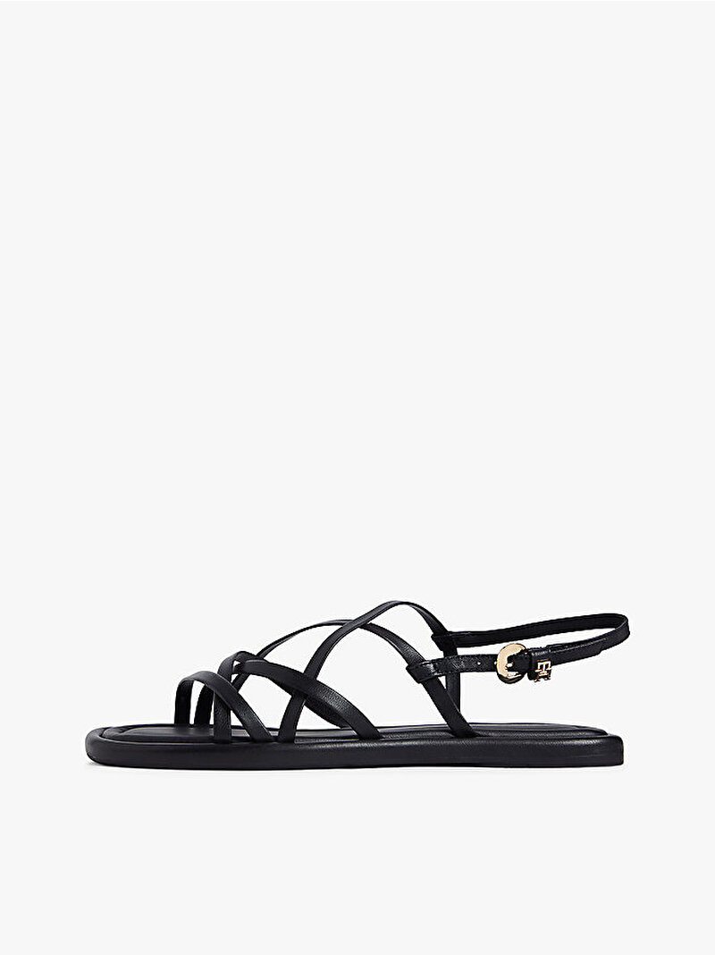 Kadın Flat Strappy Sandalet Siyah FW0FW09220BDS