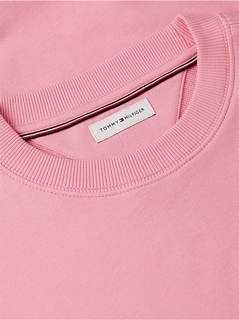 Erkek Essential Terry Crew Sweatshirt Pembe MW0MW37237THH