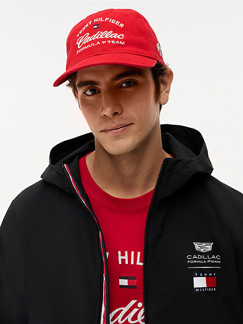 Unisex TH X CF1 Varsity Şapka Kırmızı AU0AU02083XLG
