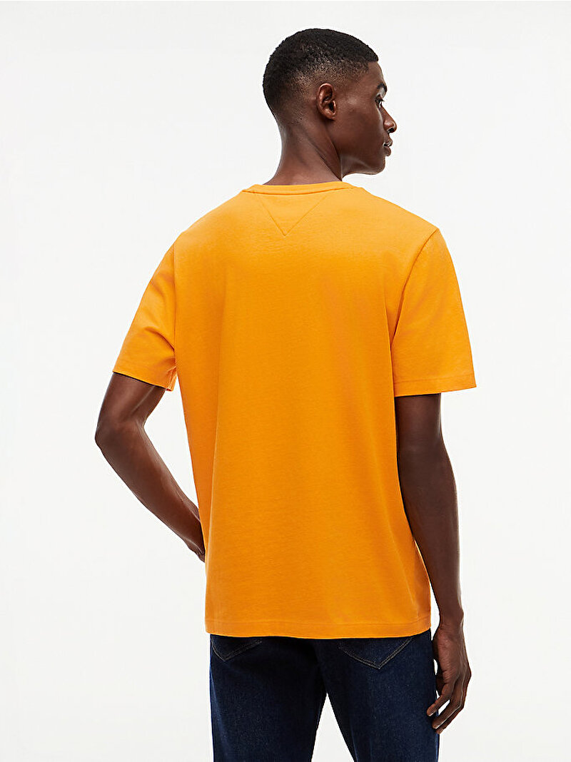 Erkek Essential Seasonal Regular Fit T-shirt Turuncu MW0MW39995SGV