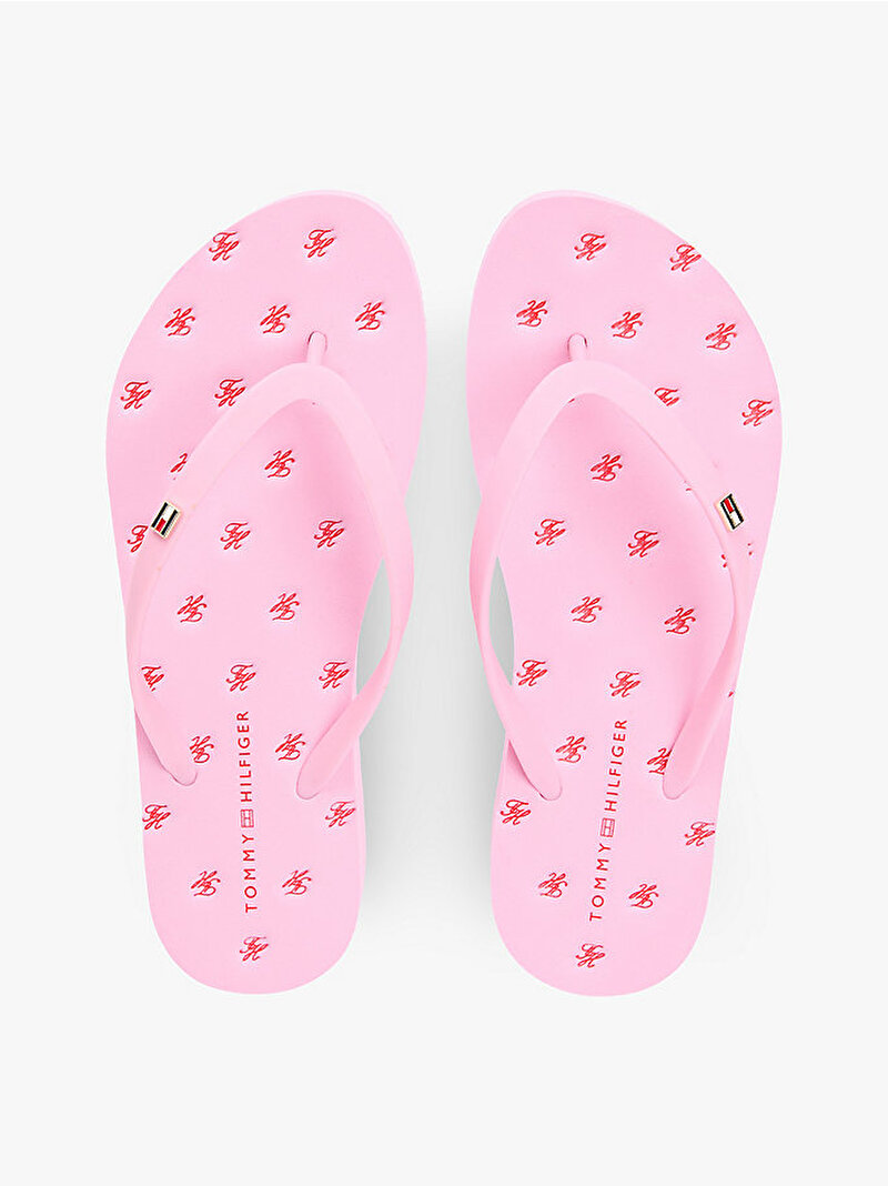 Kadın TH Critter Print Plaj Terliği Pembe FW0FW09199TOR