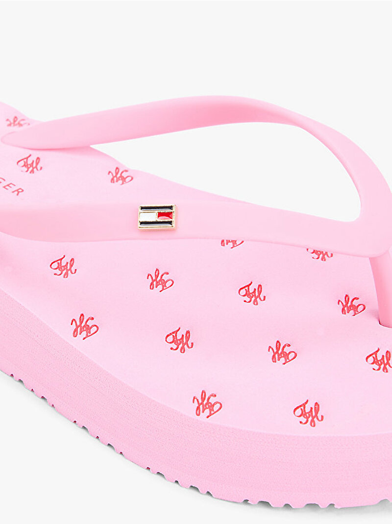 Kadın TH Critter Print Plaj Terliği Pembe FW0FW09199TOR