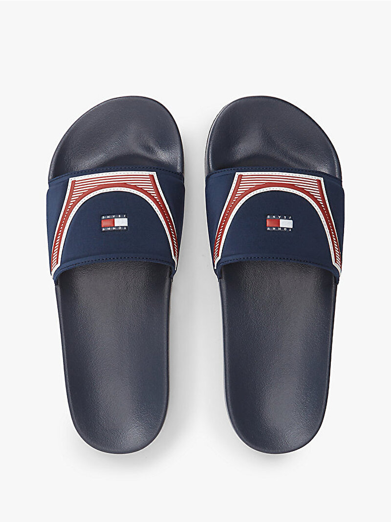 Erkek Tommy Jeans Seasonal Plaj Terliği Beyaz EM0EM017420GZ