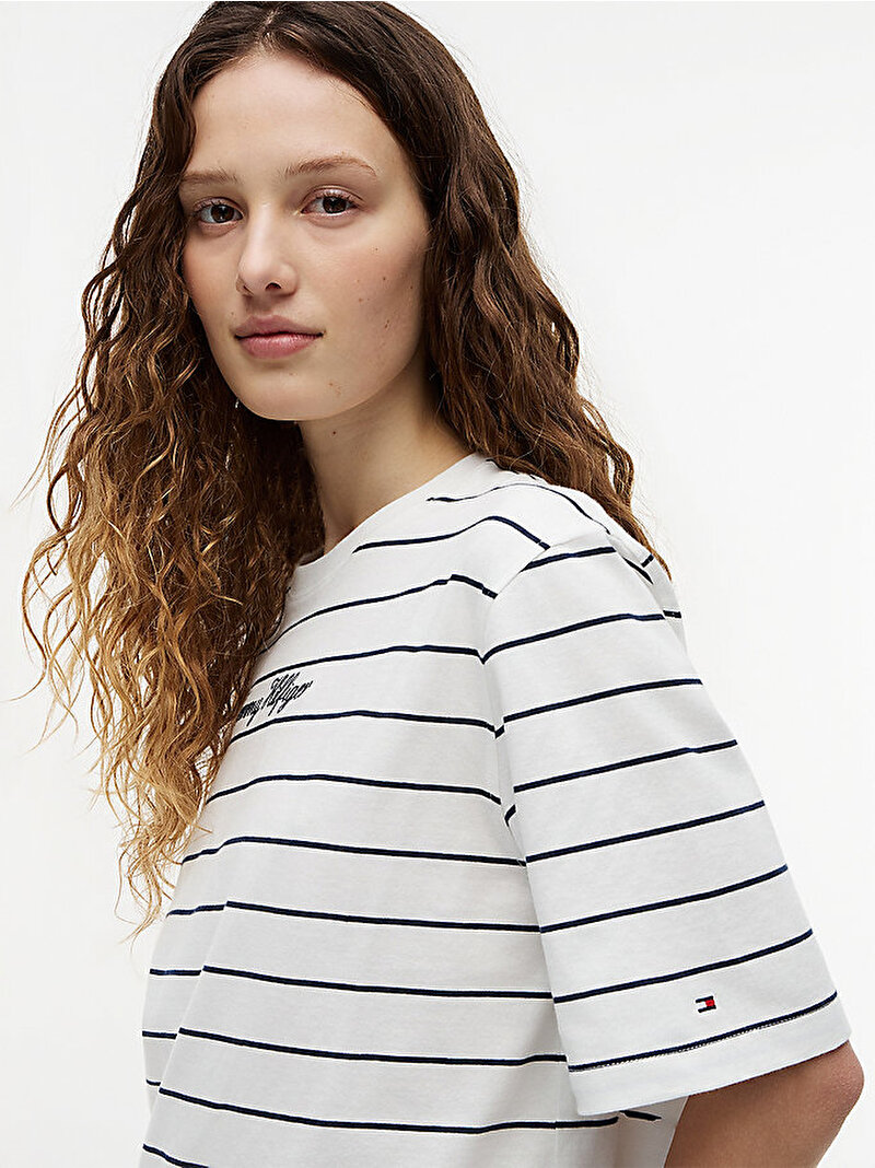 Kadın Classic Trape T-shirt Çok renkli WW0WW509480A4