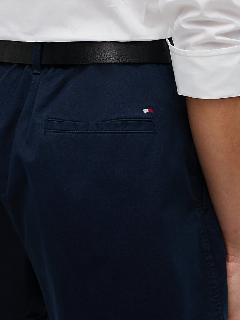 Kadın Cotton Chino Flare Şort Lacivert WW0WW50087C1G
