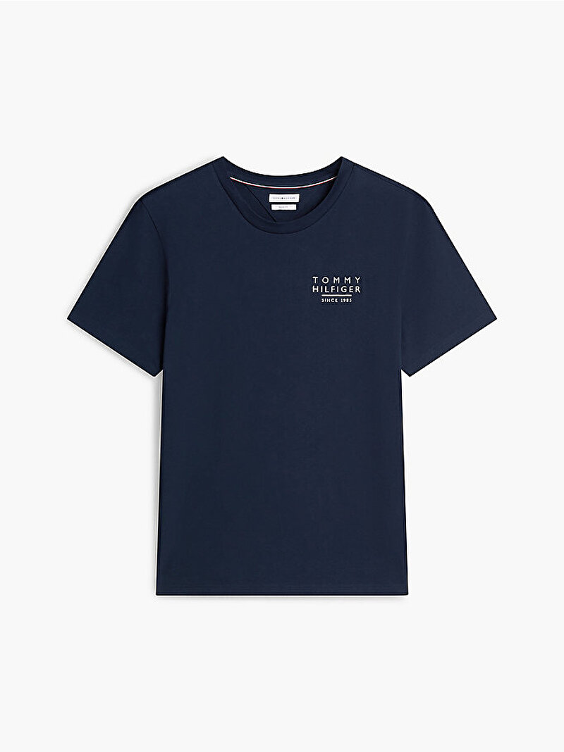 Erkek Americana Back Graphic T-shirt Lacivert MW0MW44360DW5