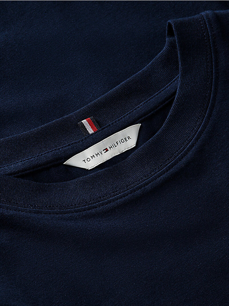 Kadın TH Sreular C-neck T-shirt Lacivert WW0WW49941C1G