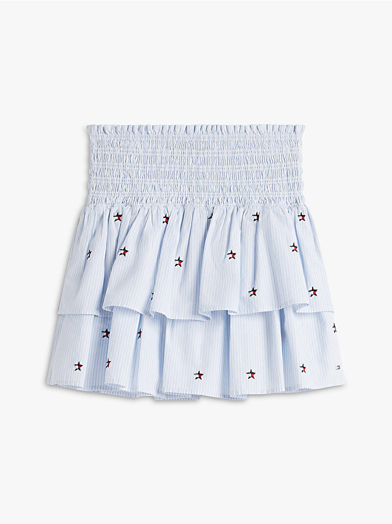 Kız Çocuk Star Stripes Etek Mavi KG0KG09256C3Q
