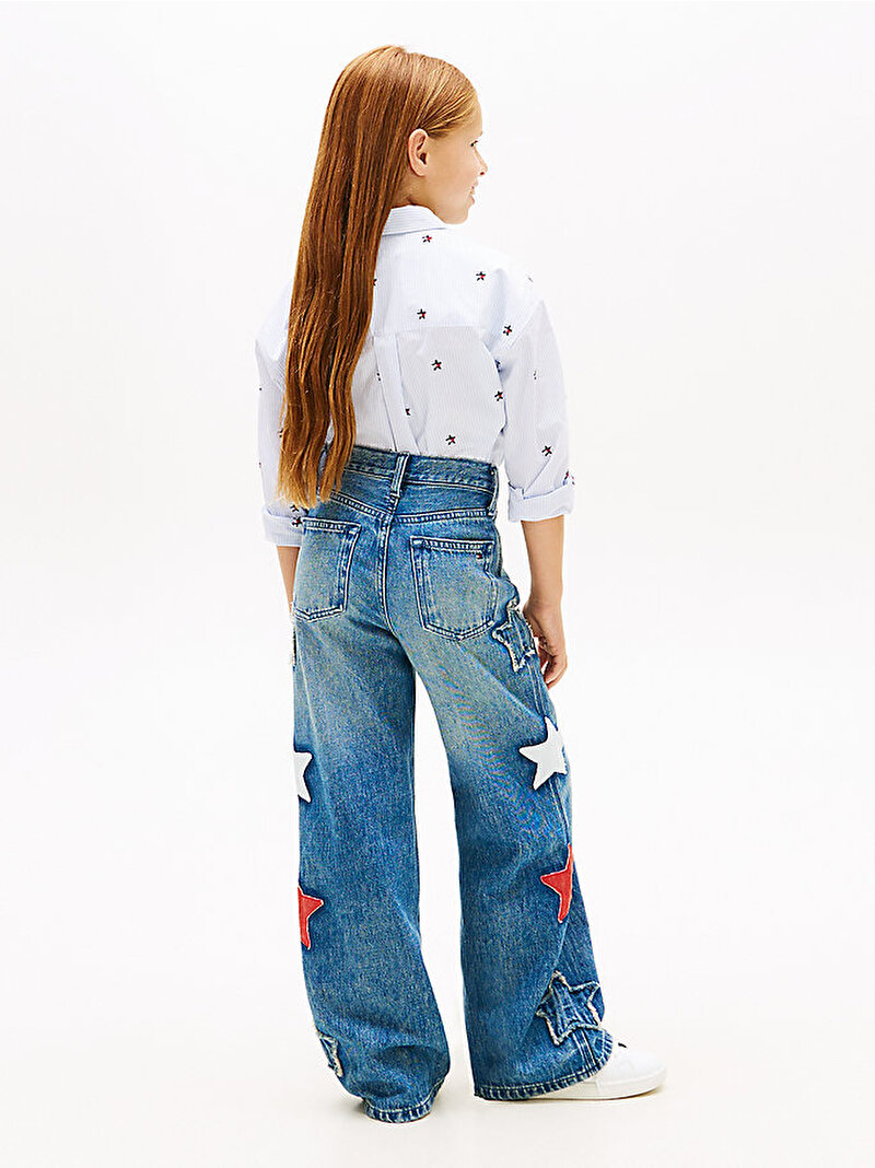 Kız Çocuk Mabel Star Jean Pantolon Mavi KG0KG091901A4