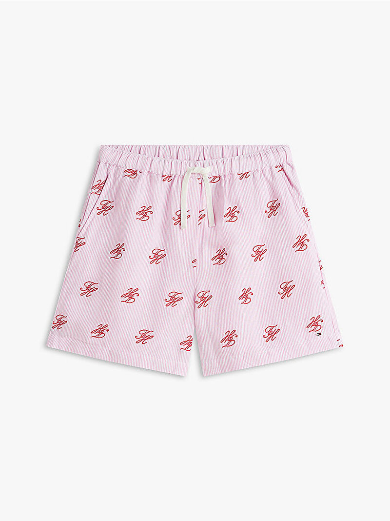 Kadın Swimshop Keten Şort Pembe WW0WW495550D7