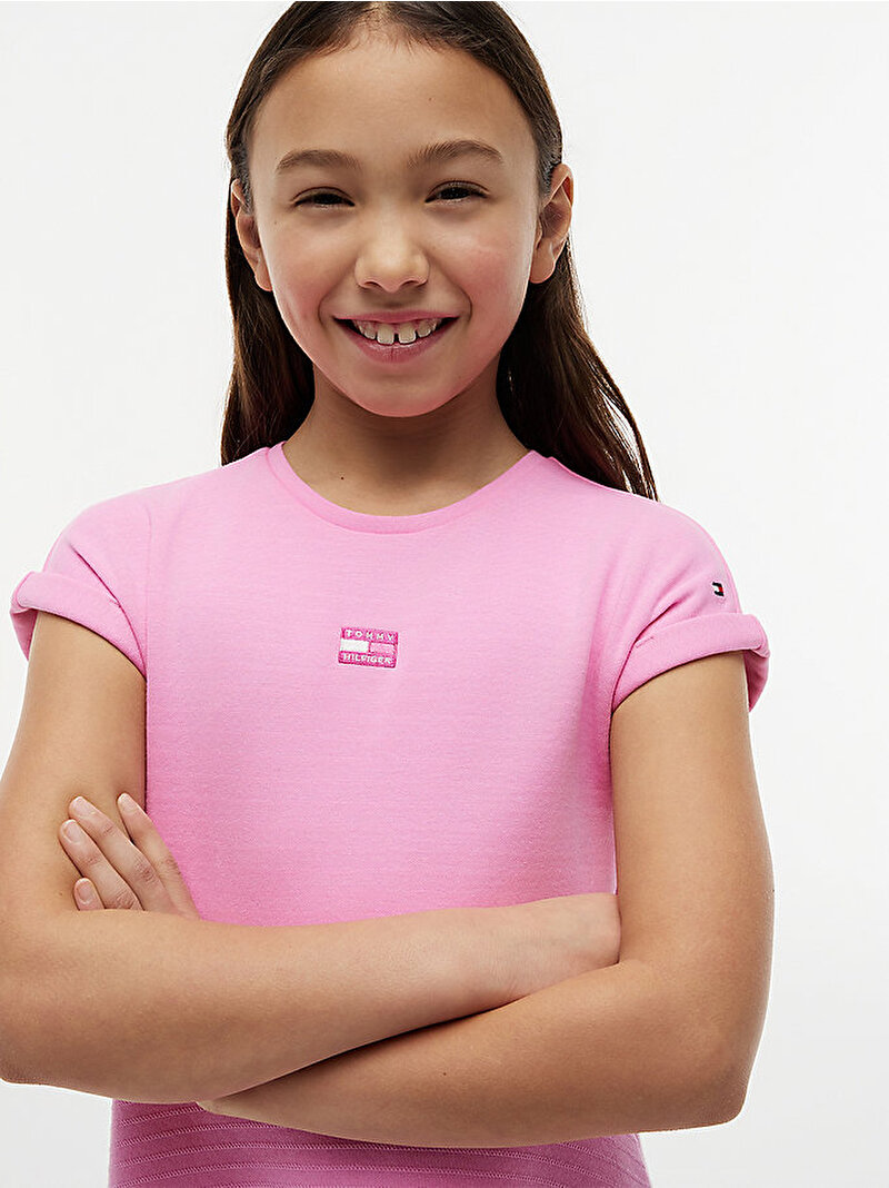 Kız Çocuk Skater Elbise Pembe KG0KG09395TOU