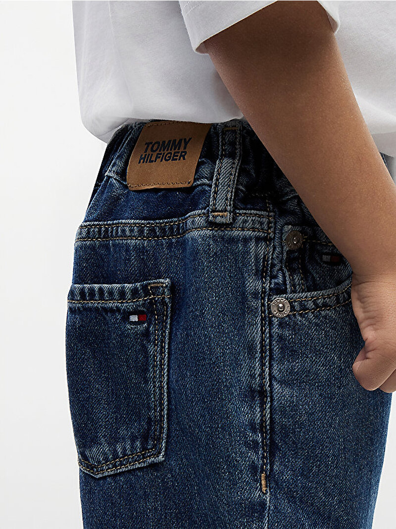 Erkek Çocuk Pull On Med Jean Pantolon Mavi KB0KB104691A8