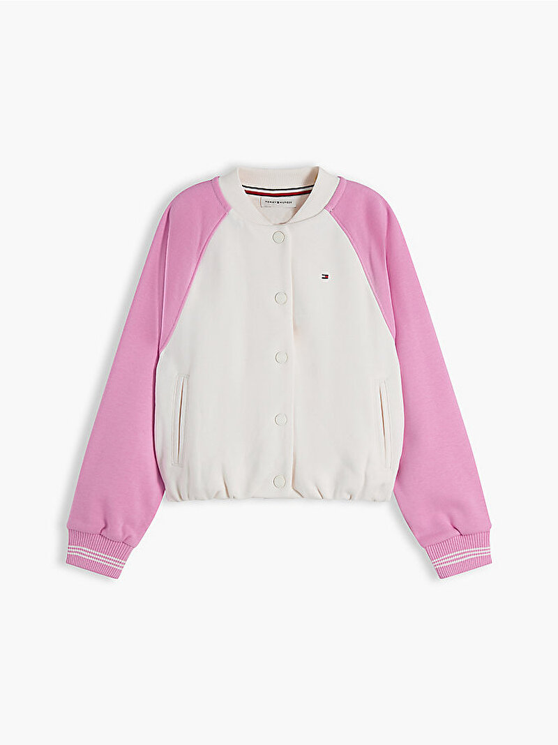 Kız Çocuk Hilfiger Rhinestone Sweatshirt Pembe KG0KG09444YBH