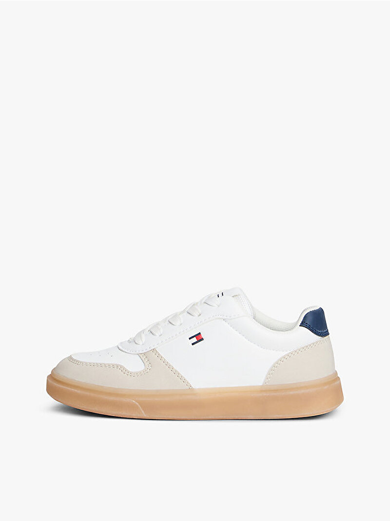 Çocuk Unisex Low Cut Laceup Sneaker Bej EF00034351007