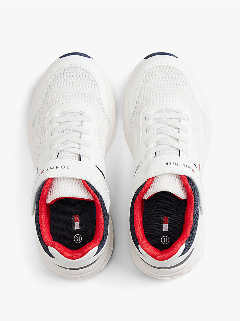 Çocuk Unisex Low Cut Laceup Sneaker Beyaz EF00034378336