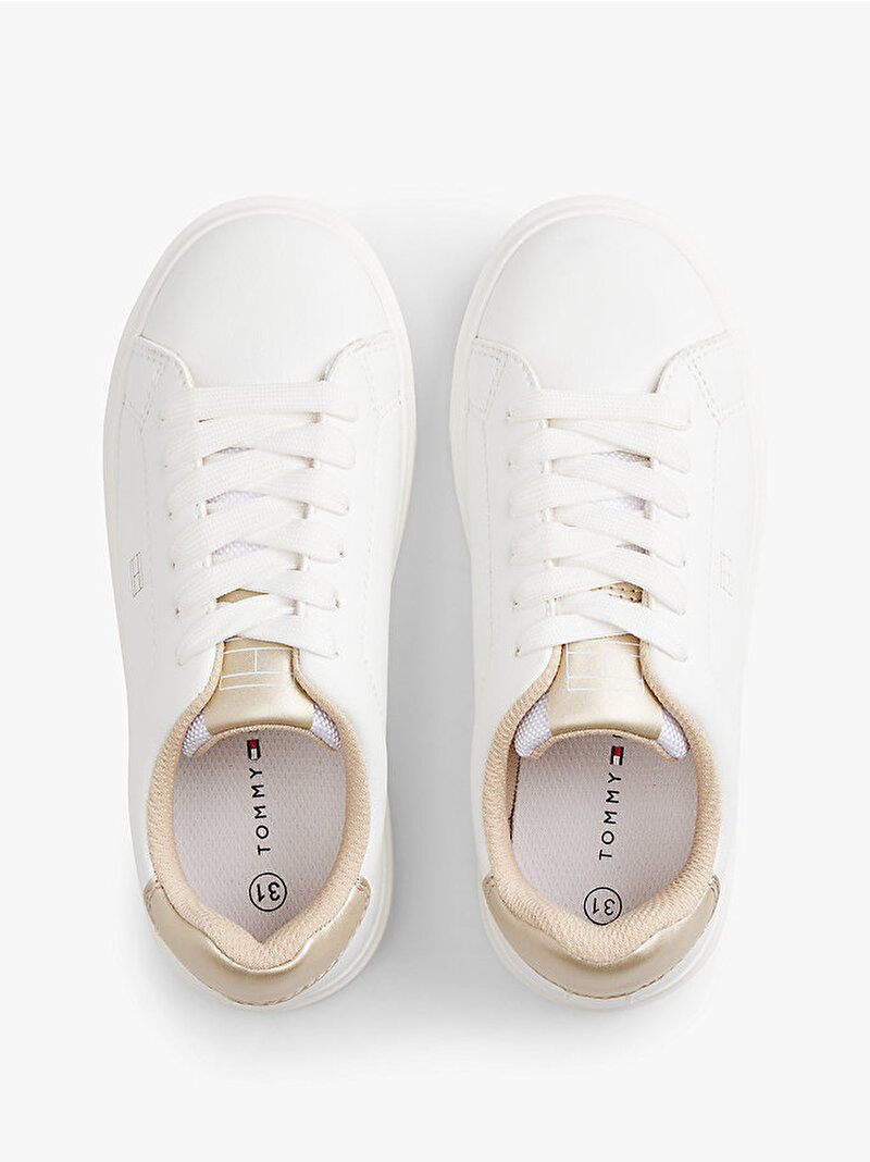 Kız Çocuk Low Cut Laceup Sneaker Beyaz EF00034238048