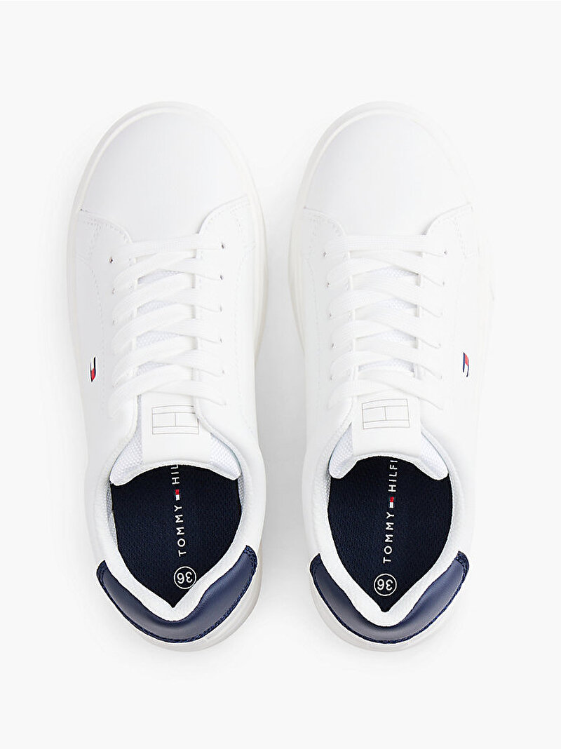 Çocuk Unisex Low Cut Laceup Sneaker Beyaz EF00034350336