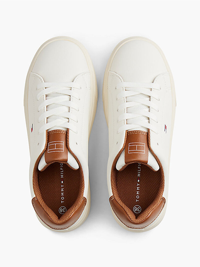 Çocuk Unisex Low Cut Laceup Sneaker Beyaz EF00034350767