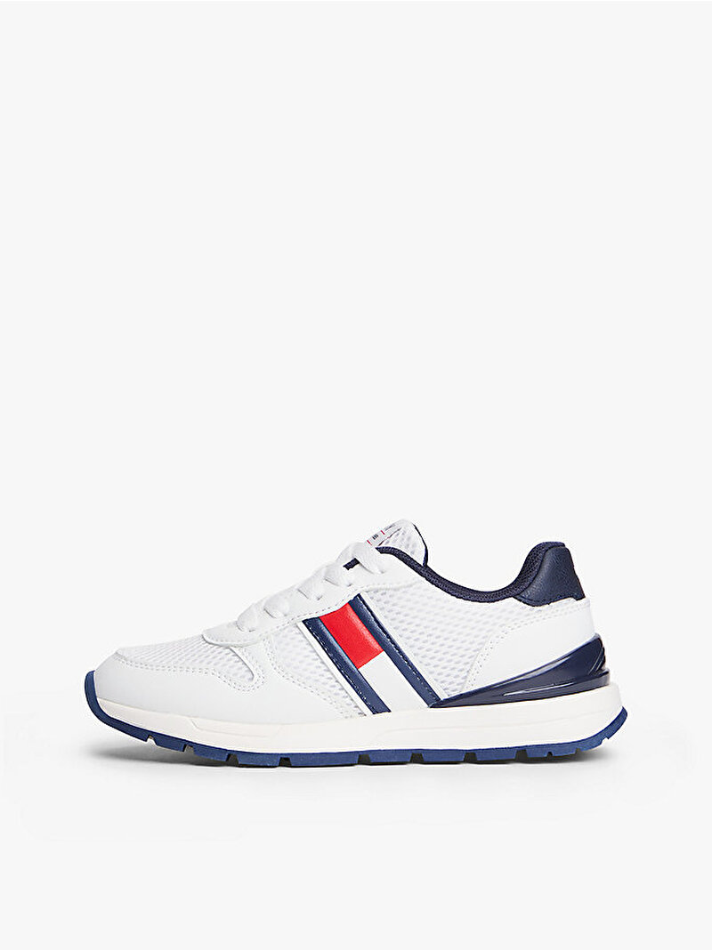 Çocuk Unisex Flag Low Cut Laceup Sneaker Beyaz EF00034375336