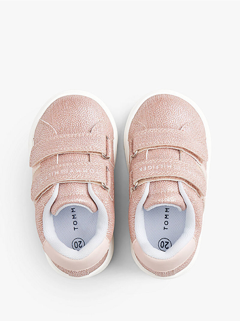 Kız Çocuk Flag Low Cut Velcro Sneaker Pembe EF00034232302