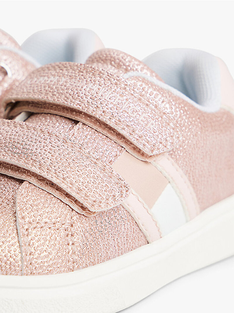 Kız Çocuk Flag Low Cut Velcro Sneaker Pembe EF00034232302