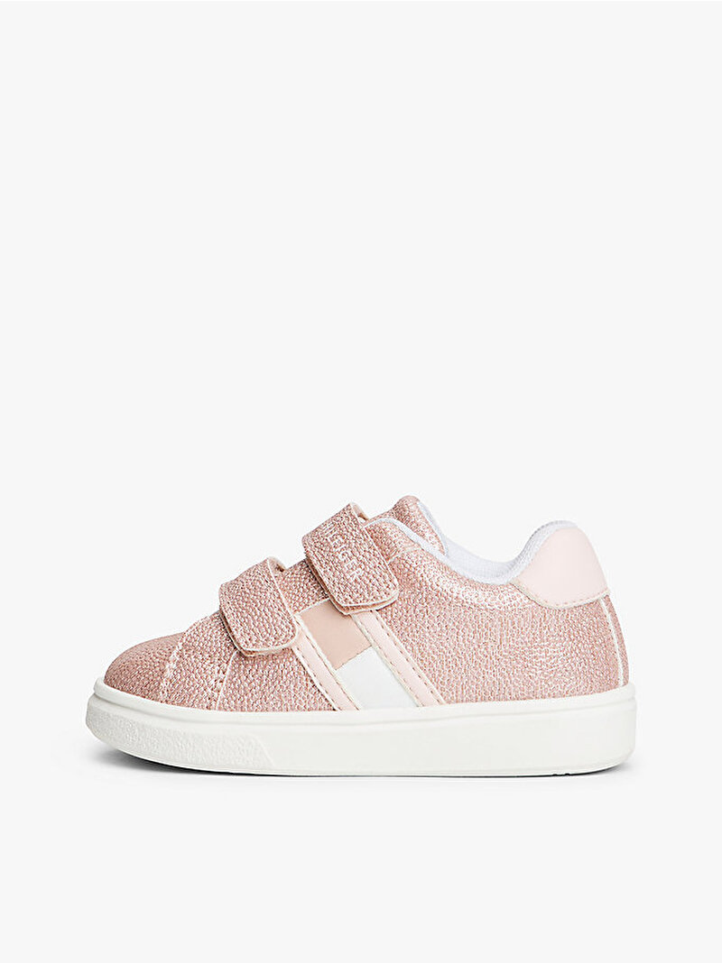 Kız Çocuk Flag Low Cut Velcro Sneaker Pembe EF00034232302