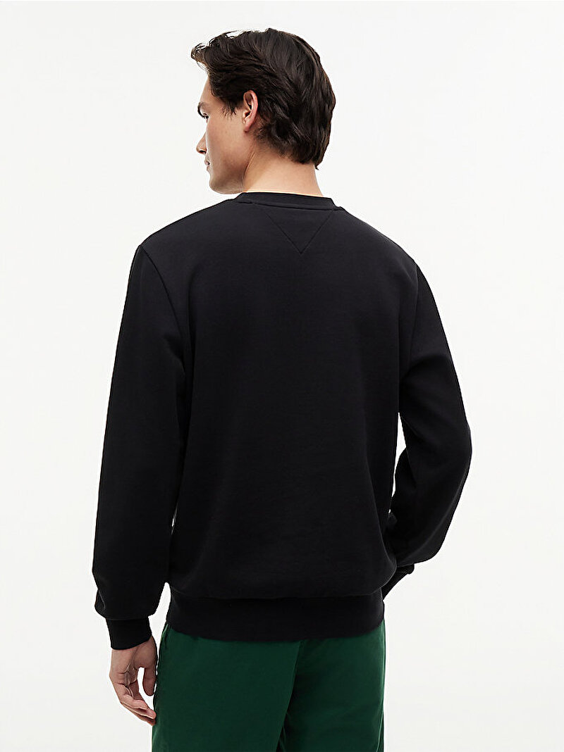 Erkek Stack Sweatshirt Siyah MW0MW43218BDS
