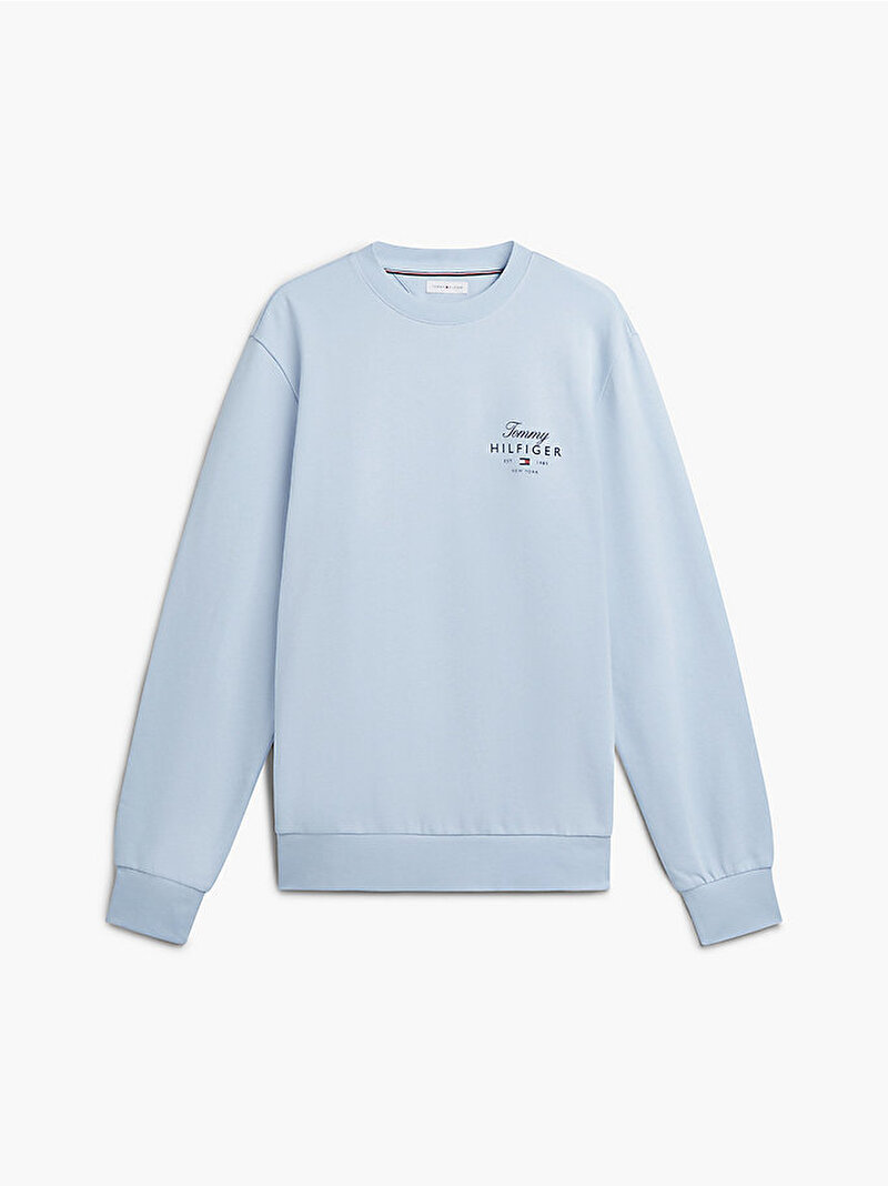 Erkek Stack Sweatshirt Mavi MW0MW43218C1O