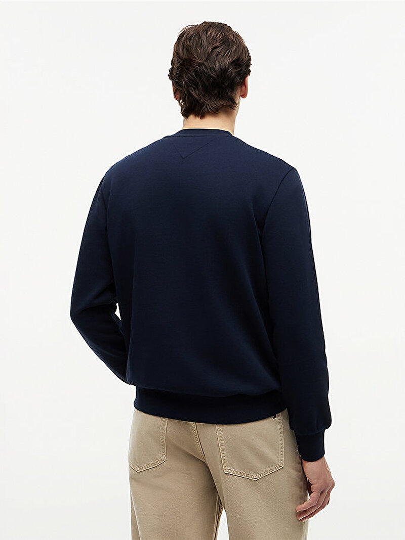 Erkek Stack Sweatshirt Lacivert MW0MW43218DW5