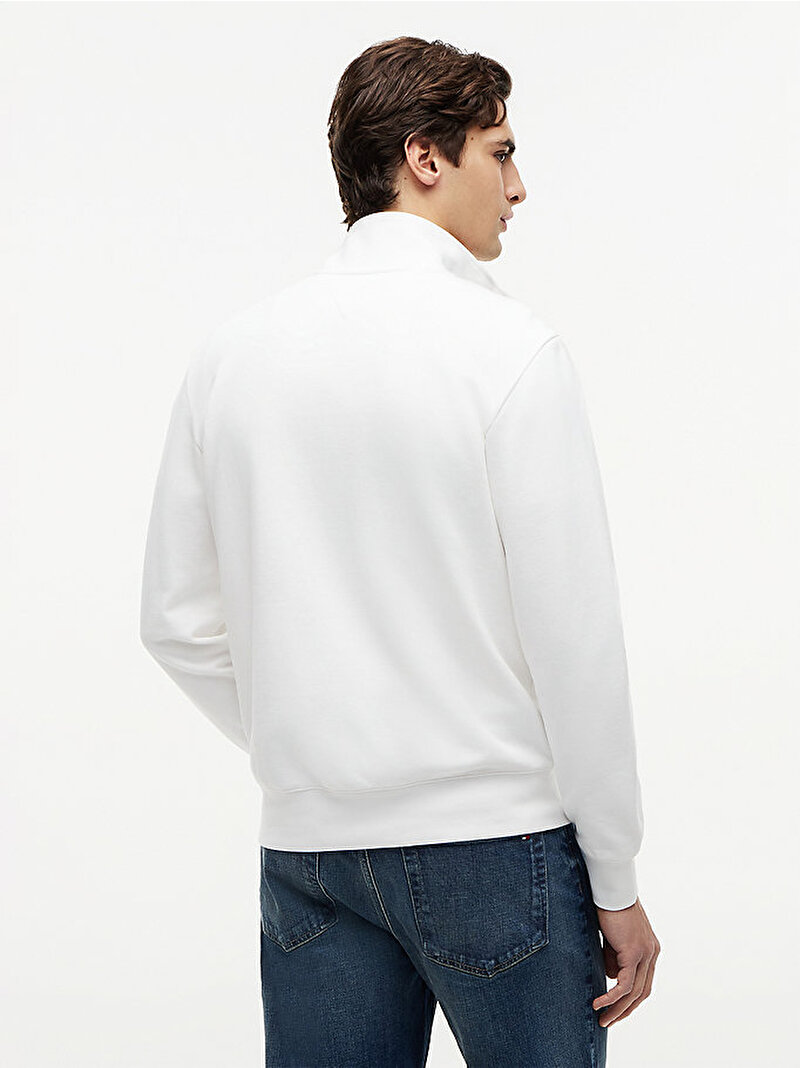 Erkek Stack Sweatshirt Beyaz MW0MW43219YBR