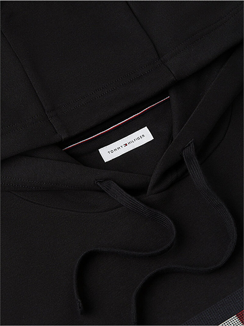 Erkek Flag Hoodie Siyah MW0MW43220BDS