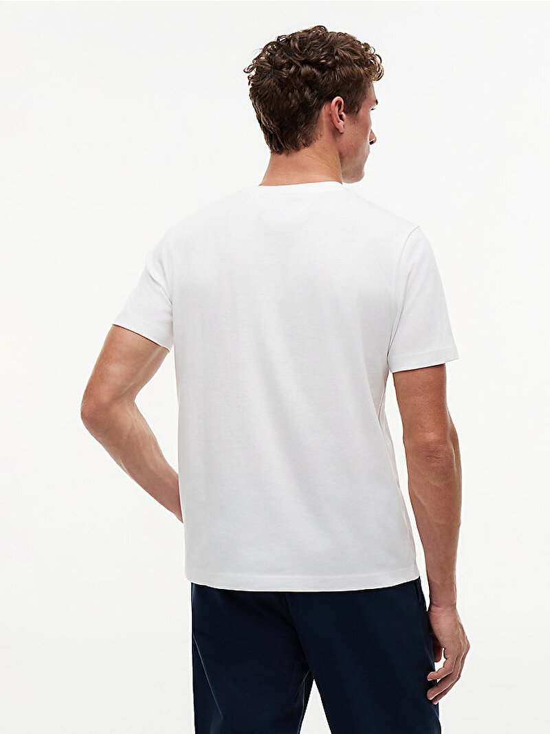 Erkek Stack Regular T-shirt Beyaz MW0MW43224YBR