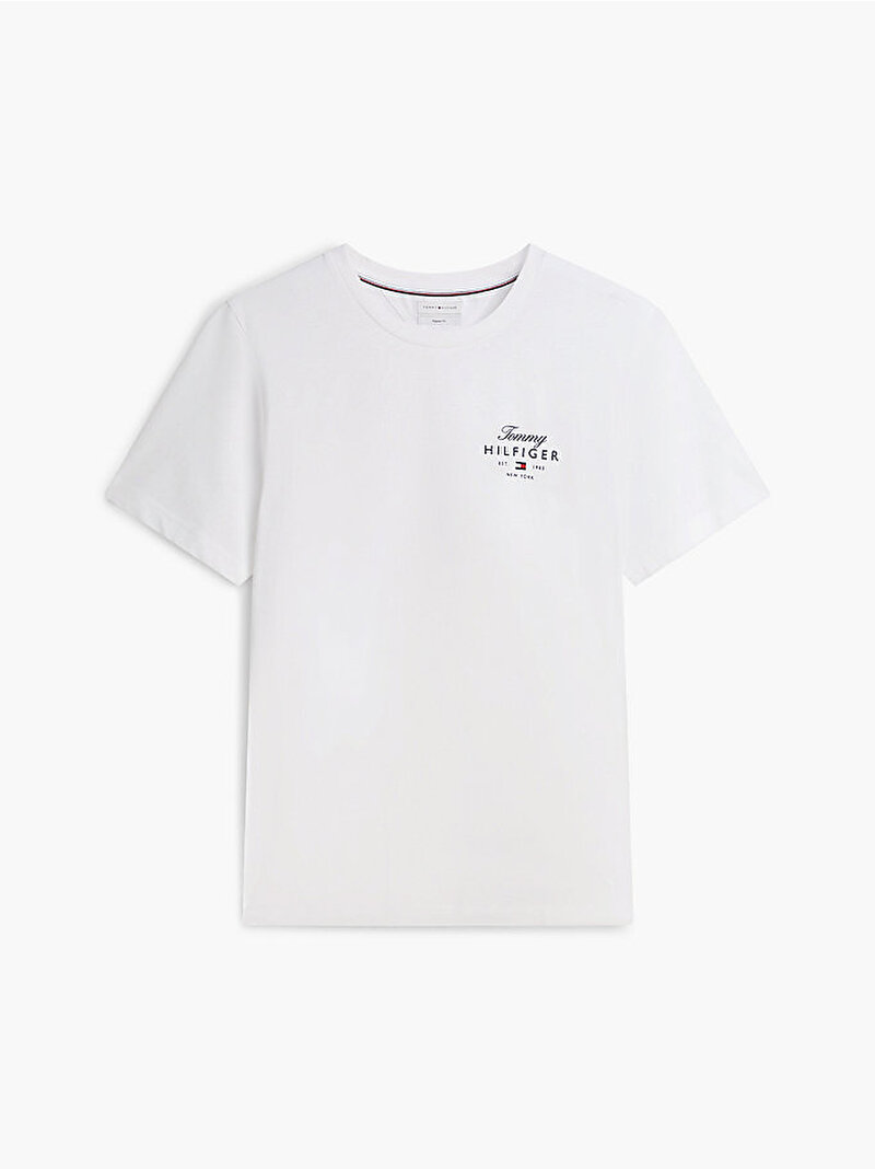 Erkek Stack Regular T-shirt Beyaz MW0MW43224YBR