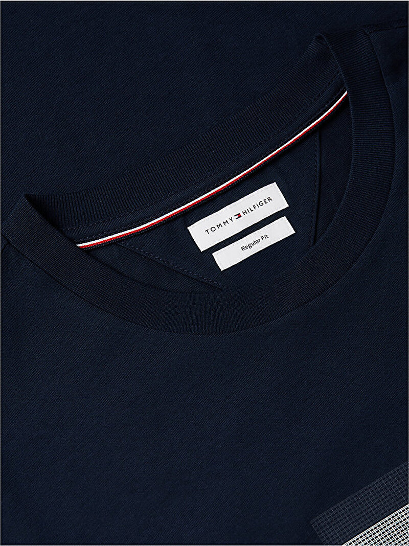 Erkek Flag Regular T-shirt Lacivert MW0MW43226DW5