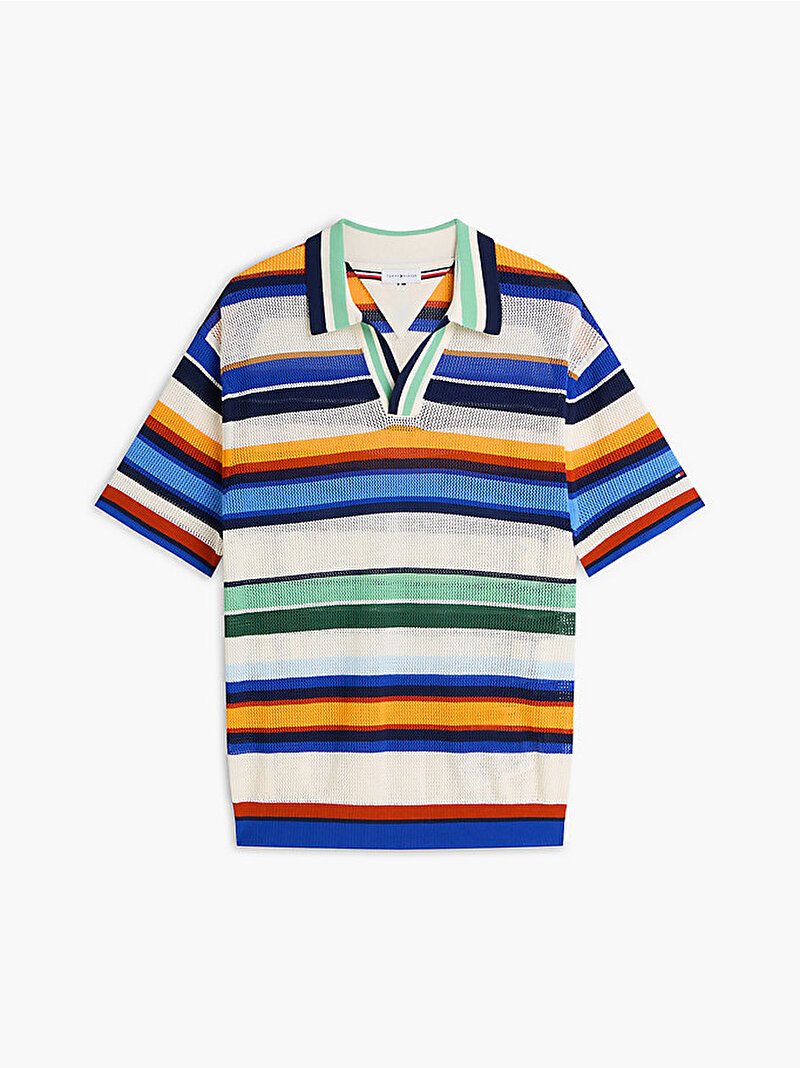 Erkek Multi Stripe Kazak Çok renkli MW0MW43250C7F