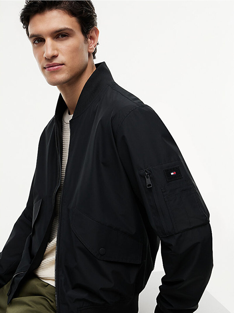 Erkek Packable Bomber Ceket Siyah MW0MW43462BDS