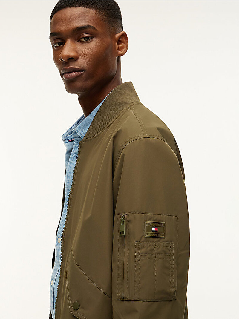 Erkek Packable Bomber Ceket Yeşil MW0MW43462RBN