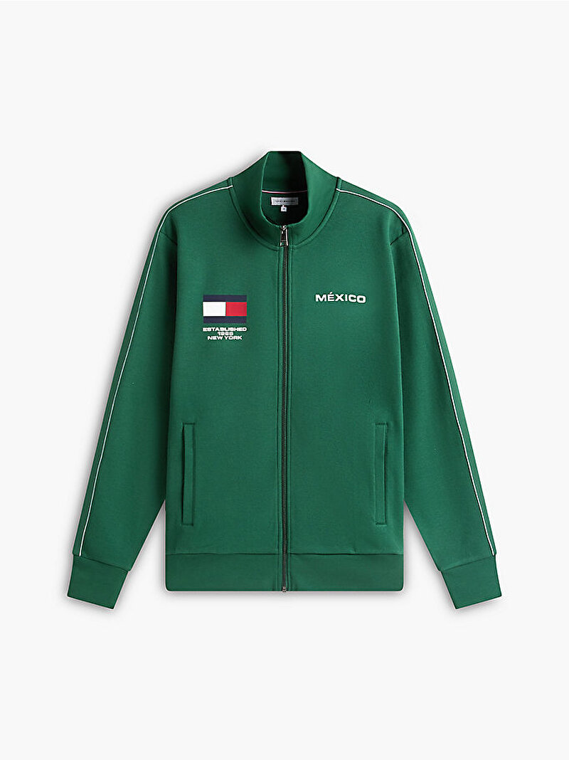 Erkek Countries Track Sweatshirt Yeşil MW0MW43902L2N