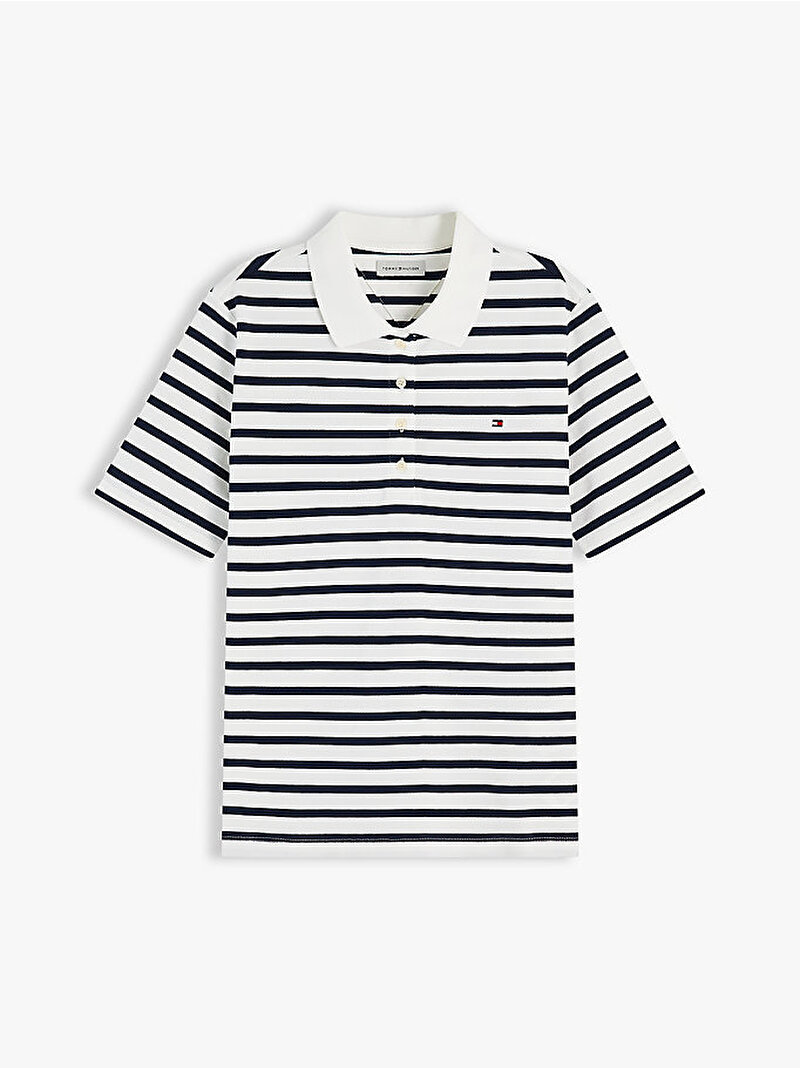 Kadın 1985 Regular Pique Polo T-shirt Lacivert WW0WW432240BA