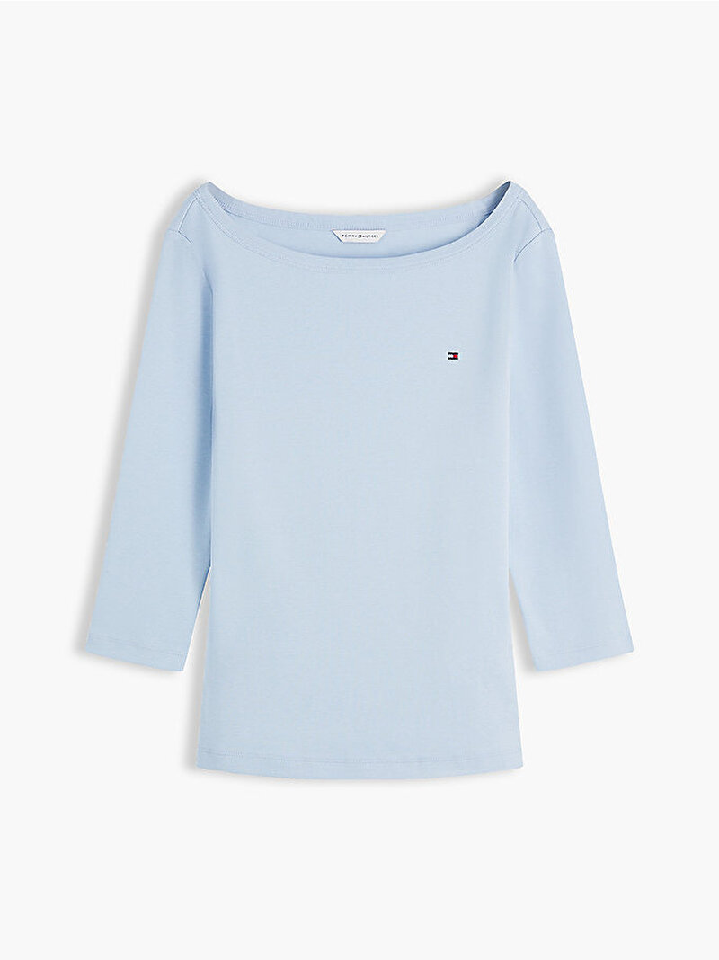 Kadın Cody Boatneck T-shirt Mavi WW0WW49928C1O