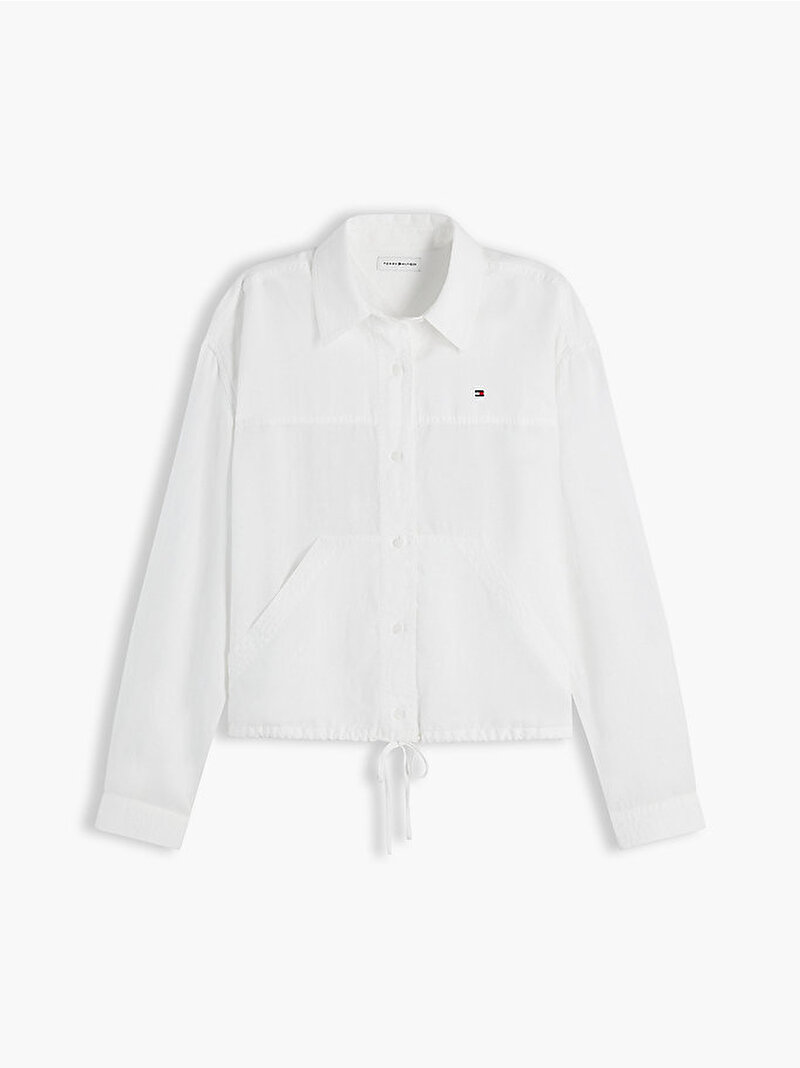 Kadın Linen Feminine Gömlek Ekru WW0WW49931YBL