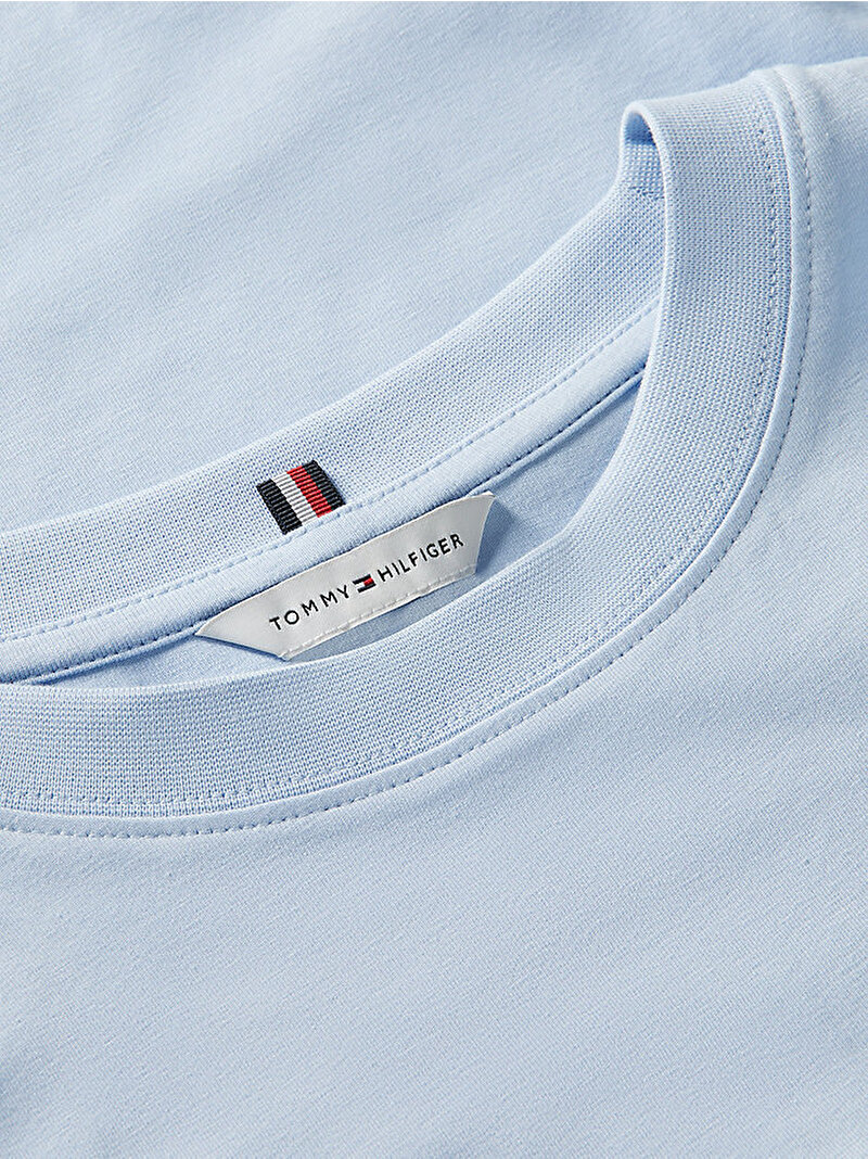 Kadın TH Regular T-shirt Mavi WW0WW49941C1O