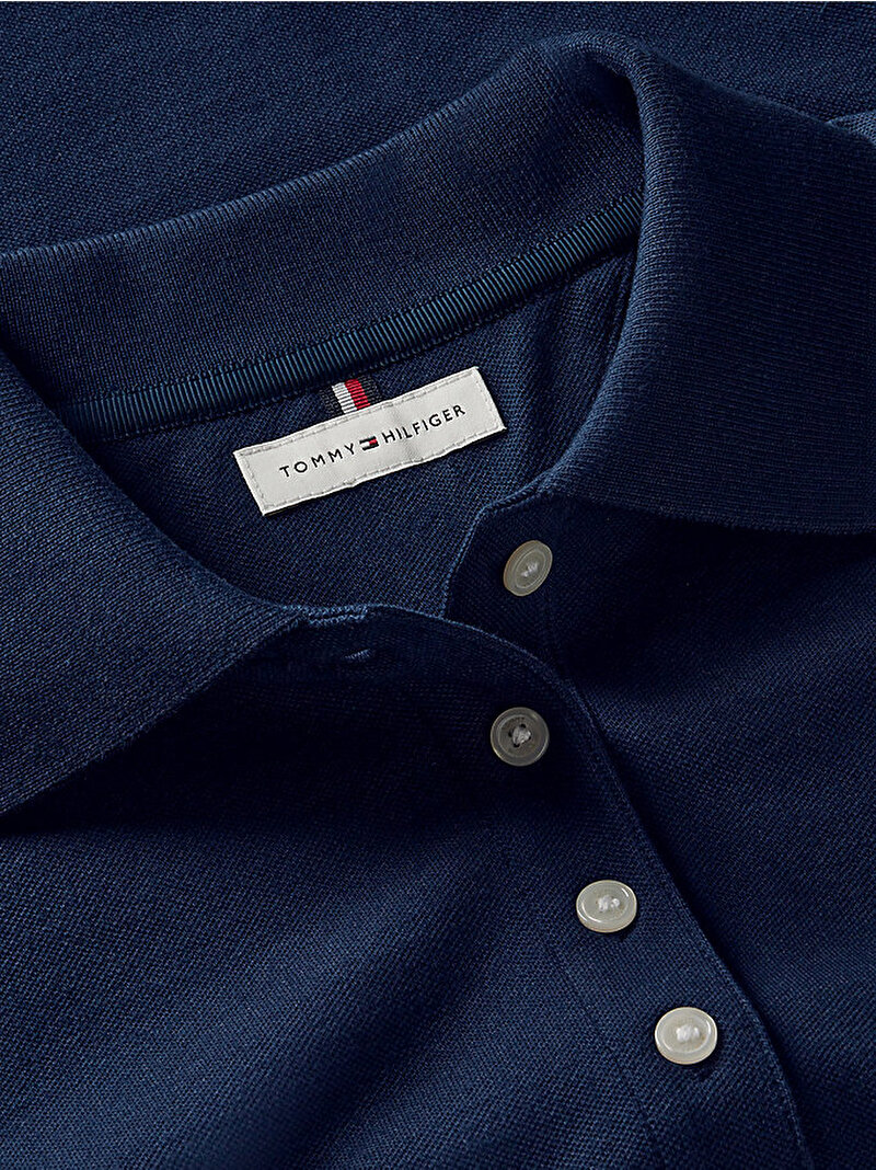 Kadın TH Modern Polo T-shirt Lacivert WW0WW49953C1G
