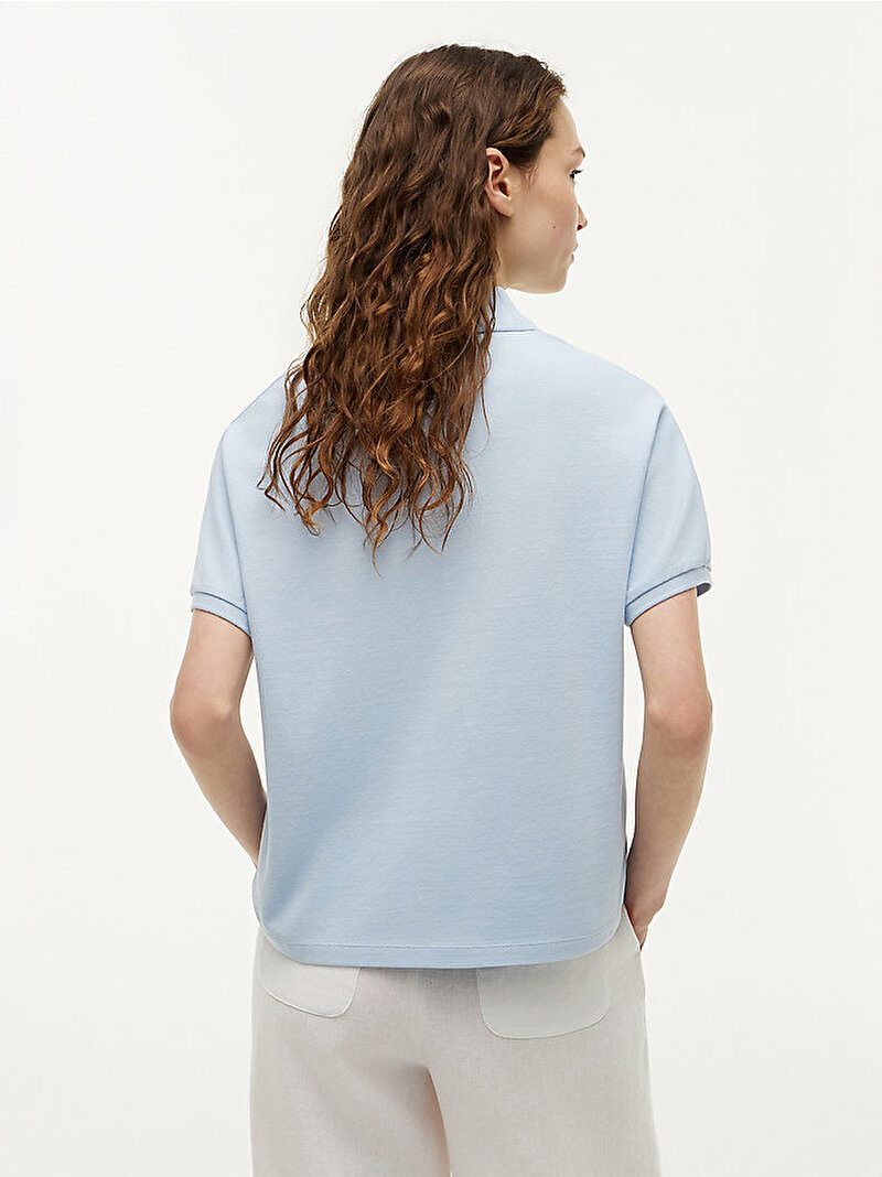 Kadın TH Modern Polo T-shirt Mavi WW0WW49953C1O