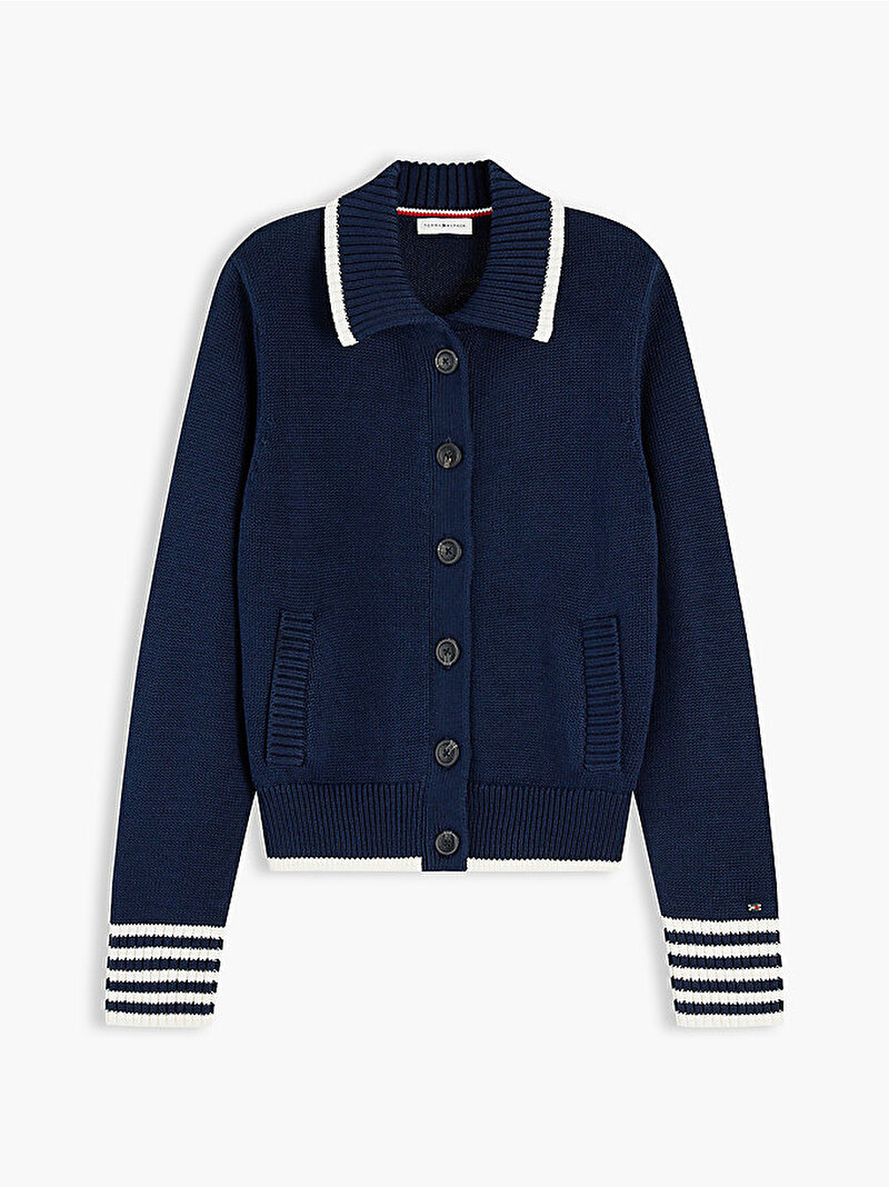 Kadın Nautical Bomber Kazak Lacivert WW0WW50121C1G