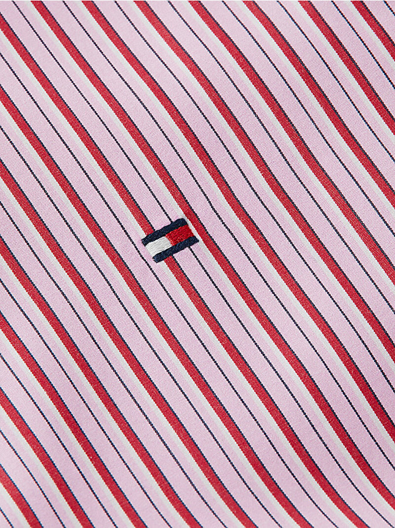 Kadın Summer Poplin Regular Gömlek Pembe WW0WW511550D7