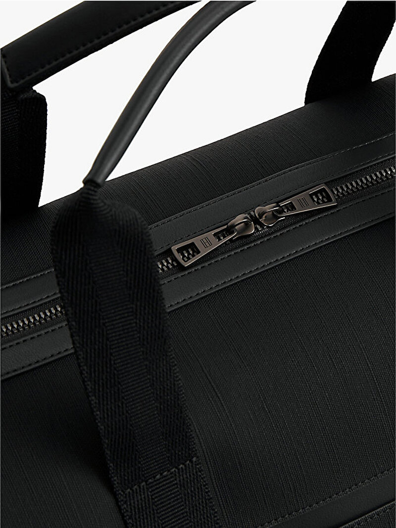 Erkek TH Foundation Duffle Çanta Siyah AM0AM14441BDS