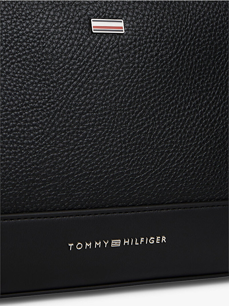 Erkek TH Central Pouch Çanta Siyah AM0AM14484BDS