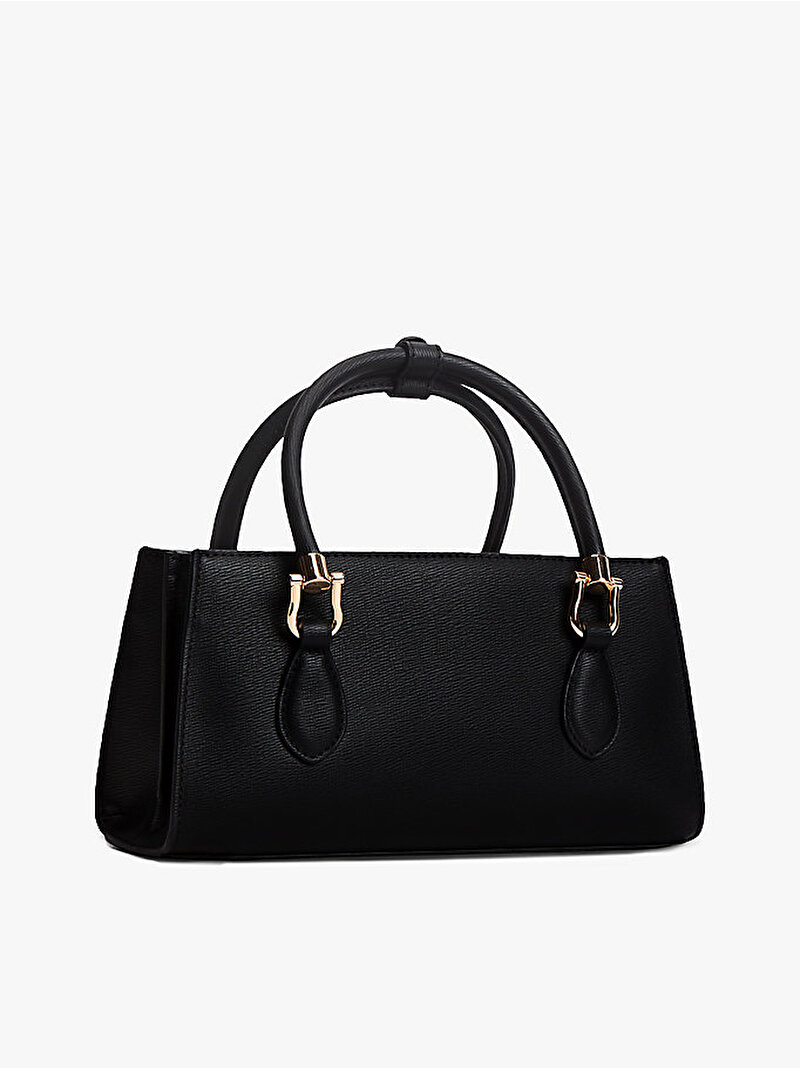 Kadın TH Grace Mini Satchel Çanta Siyah AW0AW18749BDS