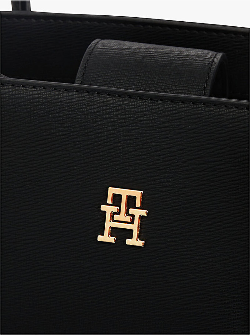 Kadın TH Grace Mini Satchel Çanta Siyah AW0AW18749BDS